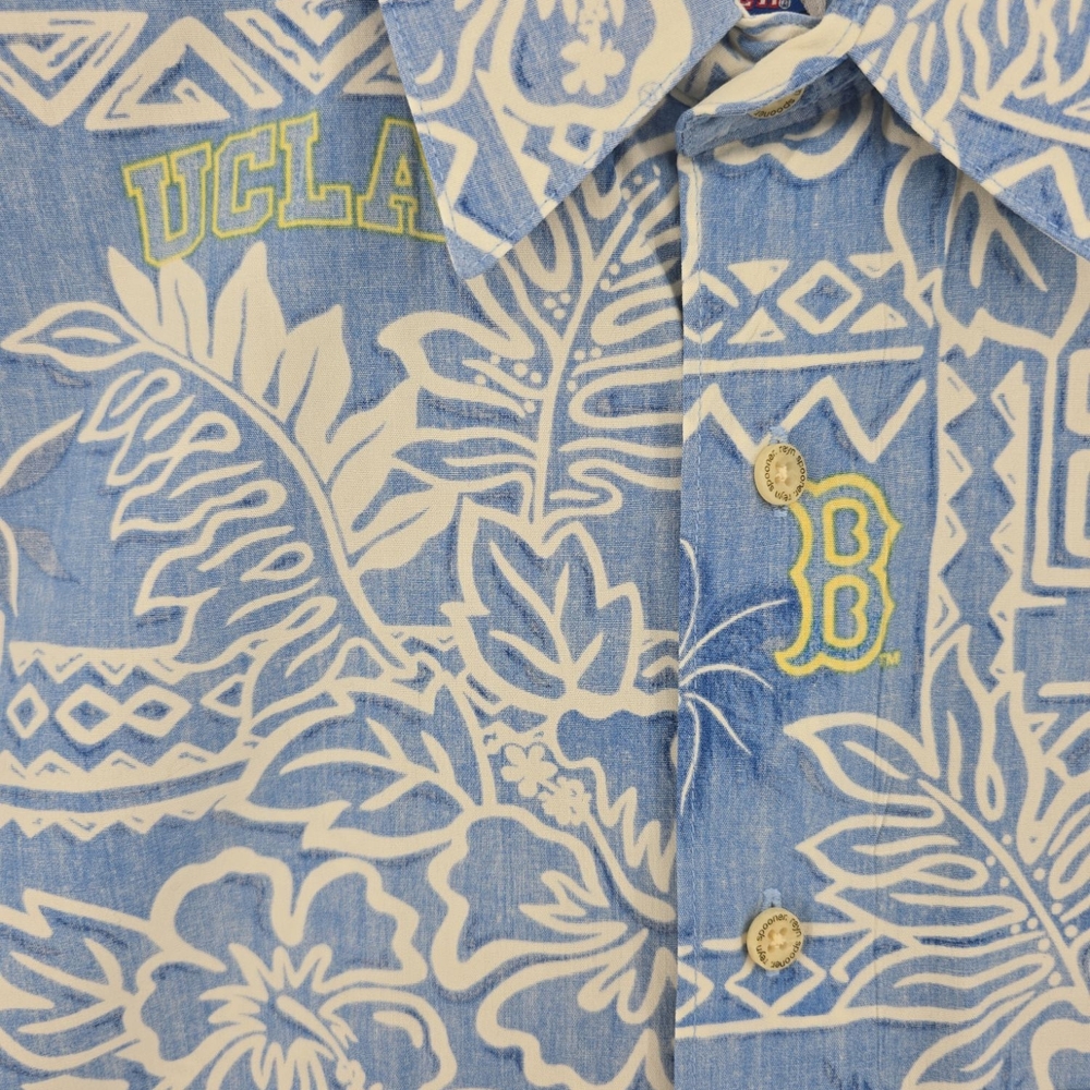 Reyn Spooner X UCLA Bruins Shirt Medium Spooner Reverse Kloth - Picture 6 of 8